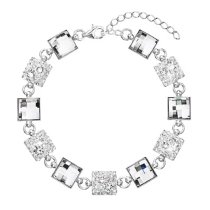 Strieborný náramok s kryštálmi od Swarovski®, CRYSTAL